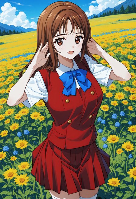 千堂 明日香 pony版 (アイドル麻雀 ファイナルロマンスR) / Sendou Asuka (Idol Mahjong Final Romance R)