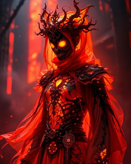 The Dark Forge: Dark Underworld Dresses Set: Fiery Charisma
