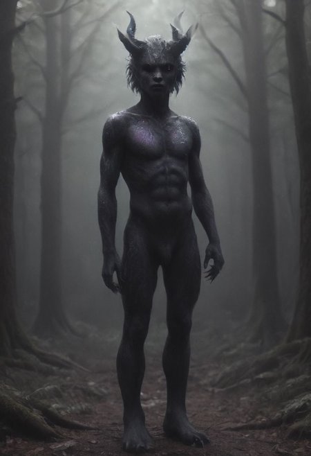 anime artwork human dragon hybrid, human head, dragon scale skin, dragon eyes, male focus, full body, standing, grimdark, creepy tale:1.15, dark forest background, rim lighting, style of Anato Finnstark, by alena aenami, <lora:RM_Niji_v1.0_bf16:0.8> . anime style, key visual, vibrant, studio anime,  highly detailed