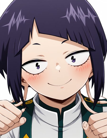 <lora:Kyoka Test:1>, kyouka jirou, smile, blush, cute, face,