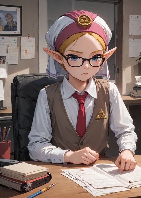 Young Zelda (OoT) Illustrious/Pony