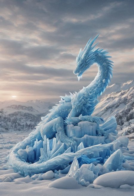 fr0stwrld, Ice, Snow, Dragon