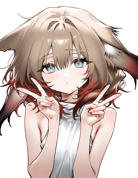 <lora:xileda-000016:1>,xileda,1girl,solo,looking at viewer,simple background,white background,v,double v,, masterpiece, best quality, very aesthetic, absurdres,newest, incredibly absurdres,