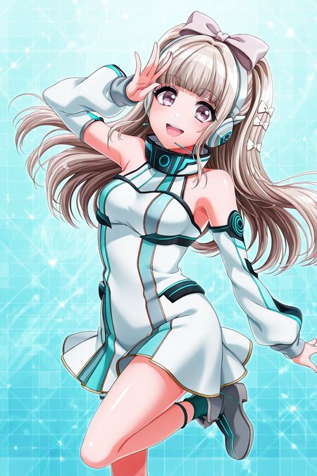 shiny skin, posing,
<lora:d4dj.il:1>,
d4dj,
kurumi, 
bandbbb,