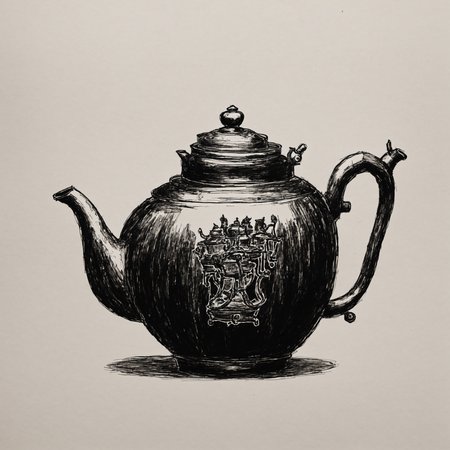 <lora:DarkInkAI:1> DarkInkAI, a teapot, inksketch
