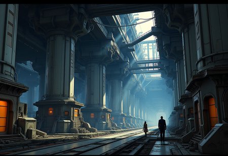 A colored CGI movie still of a megastructure in the style of blame!, with manga lineart, lots of black filling spaces, a dark horizon, and a spiritual lonely journey. The scene shows a huge open plane, a megacity, a huge open space, a brutalist architecture, stairways on towers and pillars, long slim connecting bridges, and a far away arena ceiling with cables hanging down, large pipes. The materials are dull metal and concrete. The mood is lonely, dark and gloomy. The perspective is from the side, wide lens. The scene also suggests that the megastructure is inside a giant artificial habitat, and has cables, wires, cracks and dirt.
.
A colored CGI movie still of a megastructure in the style of blame!, with manga lineart, lots of black filling spaces, a dark horizon, and a spiritual lonely journey. The scene shows a reactor, a reactorcore, windows, entrances, archways, an american mountainsummit, mountainrides, a megacity, a huge open space, a brutalist architecture, stairways on towers and pillars, long slim connecting bridges, and a far away arena ceiling with cables hanging down, large pipes. The materials are dull metal and concrete. The mood is lonely, dark and gloomy. The perspective is from the side, wide lens. The scene also suggests that the megastructure is inside a giant artificial habitat, and has cables, wires, cracks and dirt.