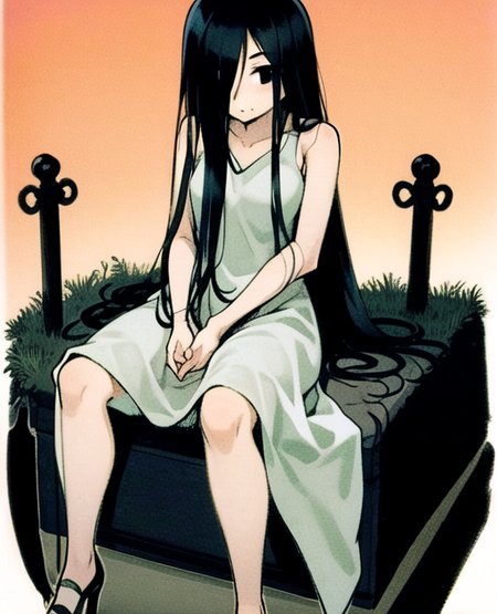masterpiece, best quality, sadako_yamamura,  <lora:Sadakobest:0.6>, whitedress,<lora:isometricLocon_v10:2>,( isometric),1girl,fullbody,