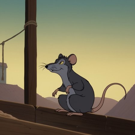score_9, score_8_up, score_7_up, score_6_up, score_5_up, score_4_up, source_furry, templetoncw, feral, male, rat, grey fur, black eyes, yellow sclera, sitting, barnyard,