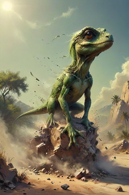 Philosoraptor , <lora:Emergence:0.5>, <lora:Street_Art:0.6>, <lora:ral-dissolve:0.8>,  <lora:SDXL - Style - EldritchRomanceIllustration1.3.1:0.4>, <lora:- SDXL - vanta-black_contrast_V3.0:0.2> <lora:20240322-1711051399194:0.4>  <lora:SDXL - Style - pixel_art_3drender:0.7> <lora:Fantasy_Monsters_XL:0.2>