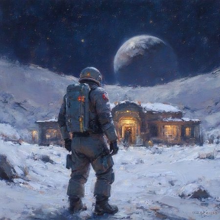 FLUX - Oil painting 油画