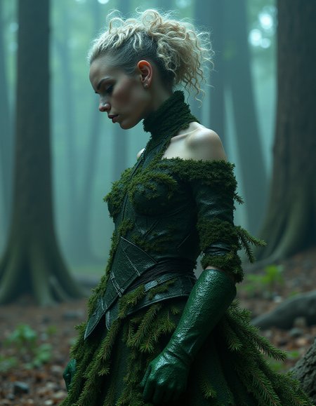 <lora:fir-needles-flux-v1:1> fir needles, fir needle style, made out of fir needles <lora:dark_fantasy_flux:1>