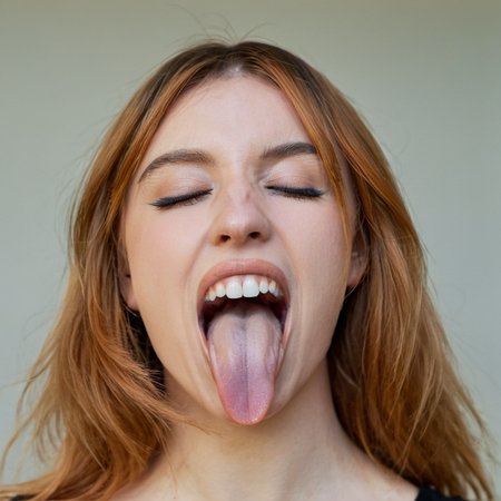 (Eyes closed), (Long pointy tongue out), mouth wide open, Portrait photo of a stunning young woman with closed eyes sticking out her long perfect pink (moist) tongue, high quality, 85 mm, f/1.8, Nikon P1000, studio photoshoot;  <lora:concept_tongue_out_xl_1_standard_merger_57_80_04_06:0.5>,    <lora:sydsweeney_xl_1_standard_wo_cap-000028_0.2+sydsweeney_xl_1_standard_wo_cap-000046_0.3+sydsweeney_xl_1_standard_wo_cap-000087_0.5:1>