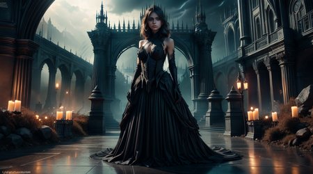 Dystopian style, 
Dreamscape, 
cinematic film still, 
realistic analog photo, award winning photo, 
head on photo, 
1girl standing in archway, historic bridge with gargoyle decorations, bridge going into distant sly arch, 
BREAK
Claudia, feminine woman, 24 yearsold, 
fit body, toned body, lithe body, supple body, 
pert d cups,
sunburnt skin, tanlines, birthmarks,
shoulderlength auburn wavey hair, 
oblong face, fine features, arched eyebrows
heterochromia, round eyes, 
fleshy upturned nose,
 thin lips, upturned lips, 
<lora:edgBonesv1:0.75> wearing edgBones, dress with skeleton bones, dress with skeletal bones, bones, 
BREAK
 <lora:Evil:0.75> evilrealm, dark fantasy, demonic architecture, nightsky filled with storm clouds, lightningstorm, glowing embers drifting in the atmosphere,   
<lora:more_details:0.7>,
high-quality, crisp, sharp, professional-grade, high-resolution, fine detail, accurate colors, low noise, fast shutter speed, wide dynamic range, precise focus, RAW, highres, 8k, uhd, High Dynamic Range, tonemapping, crisp details, ,
. shallow depth of field, vignette, highly detailed, high budget, bokeh, cinemascope, moody, epic, gorgeous, film grain, grainy,
. Surreal, ethereal, dreamy, mysterious, fantasy, highly detailed,
. Bleak, post-apocalyptic, somber, dramatic, highly detailed