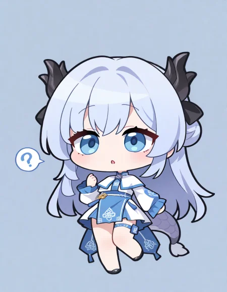 longwu, longwu\\(xinchun\\), chibi, very awa, masterpiece, best quality, amazing quality, absurd res, hi res, highres, <lora:ER_SD:1> <lora:longwu:1>