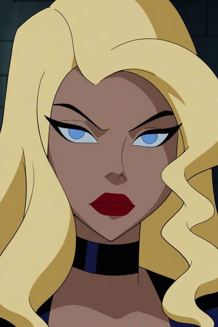 score_9, score_8_up, score_7_up,<lora:Black_Canary_JL_PDXL:0.9>, black canary,blonde hair, blue eyes, lipstick,red lips,long hair, makeup,choker, black canary classic costume, solo, looking at viewer, closed mouth, portrait, best quality, high quality