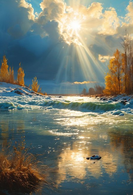 ((masterpiece, best quality, high quality, highres, ultra-detailed)), (the river, the flying birds, the rays of the sun) russian solder, , sky, clouds, sunlight, <lora:soldart:0.6> <lora:AngelicAI:0.1> <lora:add_detail:1>,, against the background of the Russian Orthodox Church, blue sky, sunny day, epic clouds, (oil painting:0.1),  (best quality, 8K, high resolution, extreme detail, outstanding composition:1.4), art by Jeremy Mann, god rays, dramatic light,   (oxygen-rich air and sheltered atmosphere, snowy, aesthetic of hard - edge painting:0.1), (Event Photography by Anwar Hossain and Terry Deglau:1.2), award winning, Gigginox , (aesthetic of conceptual art with volcanic atmosphere:0.5), screen space reflections (ssr), absolute sharpness, f/11, symmetry and balance, distinctive breathtaking magnum with delicate details, (beige and coral colors:0.1), <lora:MJ52:0.5> <lora:xl_more_art-full_v1:0.5>