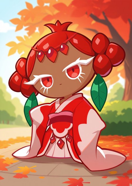 Pomegranate cookie (cookie run)