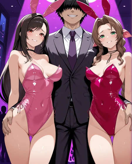 Girl Sandwich (2girls 1boy) (Illustrious)