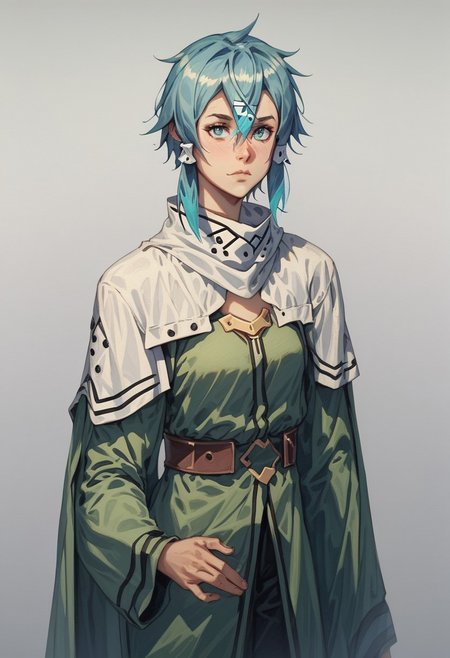 score_9, score_8_up, 1girl, sinon, shinon, oblivionarts