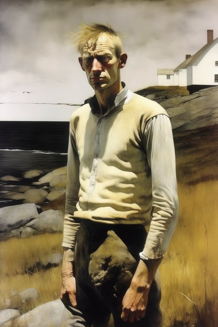 <lora:Andrew Wyeth Style:1>Andrew Wyeth Style - Andrew Wyeth ultra realistic