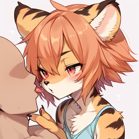 score_9, score_8_up, score_7_up, t1a, kissing, faceless male, human male, furry female, source_anime, ntm