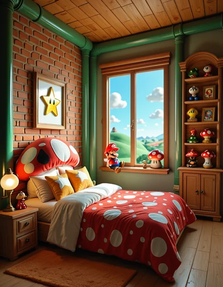 Mario bedroom illu