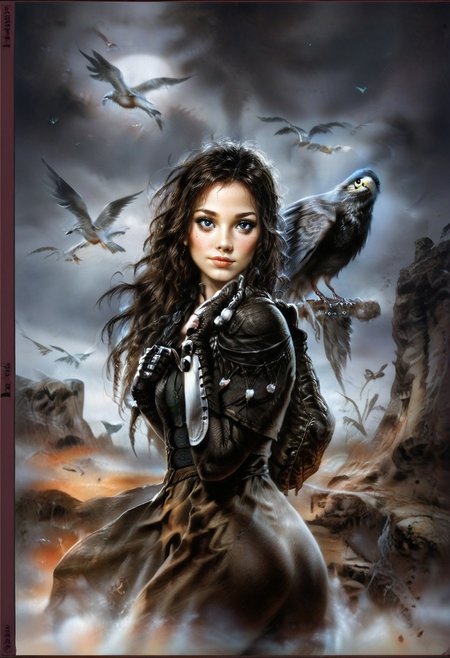concept art, realistic, 
1girl, solo, cute face, sexy face, 
Girl with birds, birds.