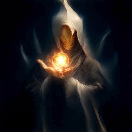 anthropomorphic_snakes_(naga), snake eyes, scales, masterpiece, best quality, amazing quality, very aesthetic, dynamic angle, face focus, depth of field, small breasts, A digital illustration shoot from a frontal camera angle about a mysterious figure in a dark, hooded cloak holding a glowing orb of fire, surrounded by swirling flames. the image also shows glowing blue and orange flames emanating from the figure's face, creating a mystical atmosphere. on the middle of the image, a male figure appears to be a amazing adult, standing in the middle, facing the viewer, with his upper body visible. he is wearing a dark cloak with intrianthropomorphic_snakes_(naga)e designs and glowing yellow eyes, giving off a mystical and powerful aura. the figure is positioned in the center of the frame, and his hands are outstretched, holding two glowing orbs in front of him. he has a hood that covers his face, and the flames are emanating from his hands. the background is dark and smoky, with a subtle gradient of colors, adding to the sense of depth and mystery.  solo, looking at viewer, open mouth, holding, male focus, glowing, glowing eyes, black background, hood, fire, cloak, magic, magic circle, pg safe,amazing,
