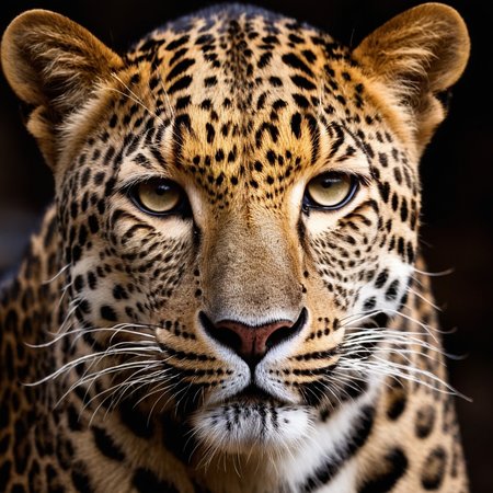 cinematic film still of  <lora:Sharp detailed high quality image style v1:1>
Sharp detailed high quality image of a leopard is staring at the camera, detailed background, 12K, high megapixel, realistic, realism, different, raw image, sharp style, solo, looking at viewer, blurry, no humans, blurry background, animal, brown background, animal focus, photorealistic
, shallow depth of field, vignette, highly detailed, high budget, bokeh, cinemascope, moody, epic, gorgeous, film grain, grainy
