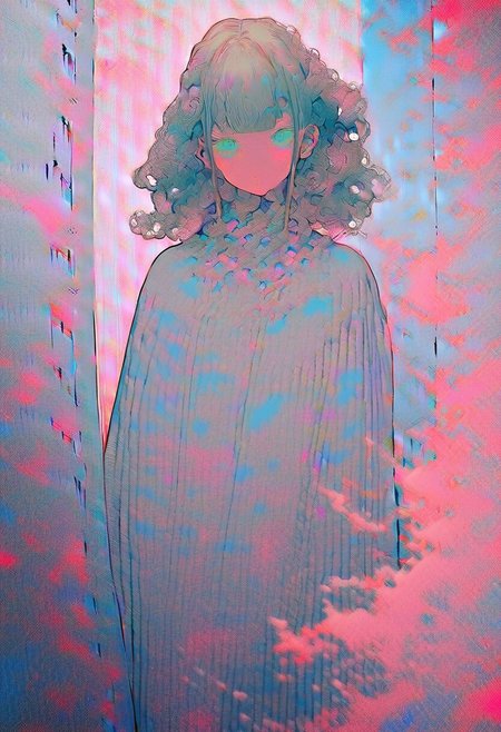 masterpiece, best quality,  1girl, solo, twin drills, twintails, blunt bangs, soft peach hair, aqua eyes, smile, long sleeves, white dress, standing, no desks