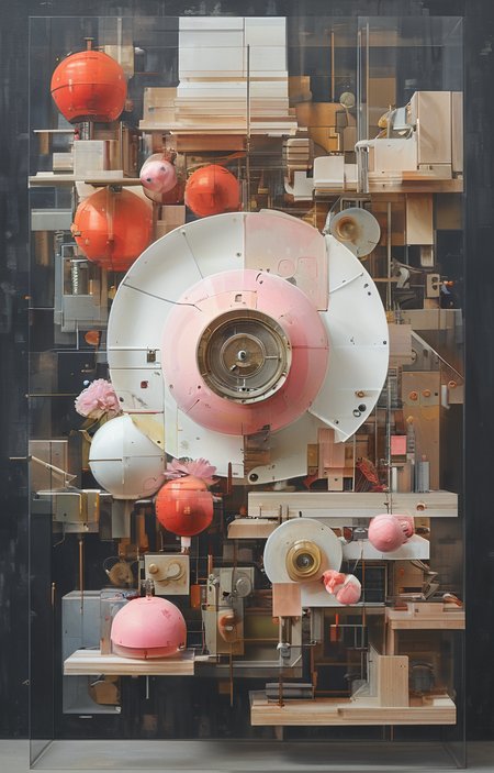 masterpiece,best quality,<lora:tbh244-sdxl:0.9>,illustration,style of Exploded assembly
 decaying peonies