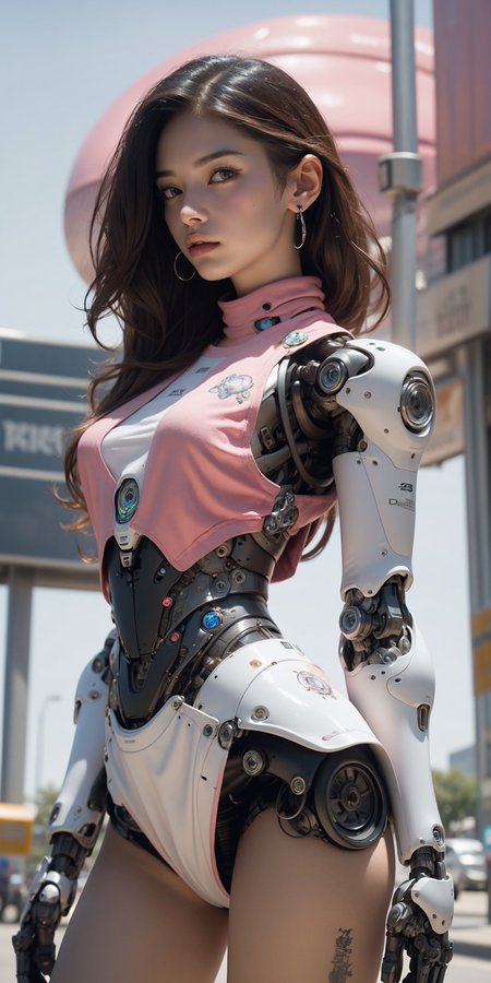 girl in a colourful   patterns, , realistic fantasy, extremely detailed and beautiful aesthetic face, 8 k resolution, dramatic lighting(peacock feather:1),Layers and layers of thin gemstones,<lora:nijiarmor_v2:1> ,(robot:1.2),(robot,:1.2),Pastel_color armor ,,backlighting,  android woman ,,PIT GIRL,(cyber car:1.2) in background,glass