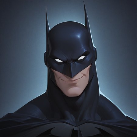<lora:BATMAN_DCAMU:1> batman_dcamu, solo, looking at viewer, smile, 1boy, closed mouth, male focus, mask, helmet, portrait, smirk, dark, white eyes, no pupils, upper body, antennae, detailed background, motion blur, film grain, abstract, natural lighting, fantasy, cinematic, very awa, masterpiece, best quality, absurdres, newest, perfect quality, detailed background, intricate details, (artist:fl \(l-fl\):0.7), (artist:tooboshoo:0.7), (artist:dizdoodz:0.8)
