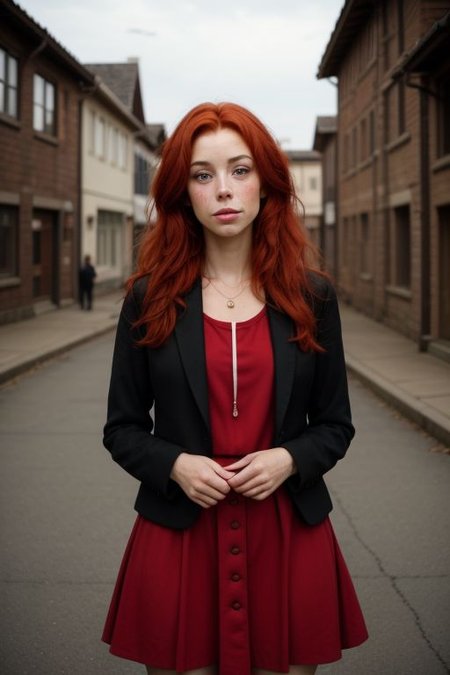 redhead woman