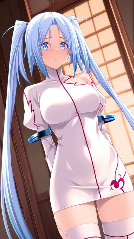 amazing quality,absurdres,best quality,masterpiece,highres,newest,detailed,detailed body,detailed face,masterpiece,best quality,solo,
ã«ãã»ã°ã¬ãã£ã³ã,1girl,solo,thighhighs,twintails,long hair,blue eyes,blue hair,very long hair,
<lora:ã«ãã»ã°ã¬ãã£ã³ã:0.8>,
