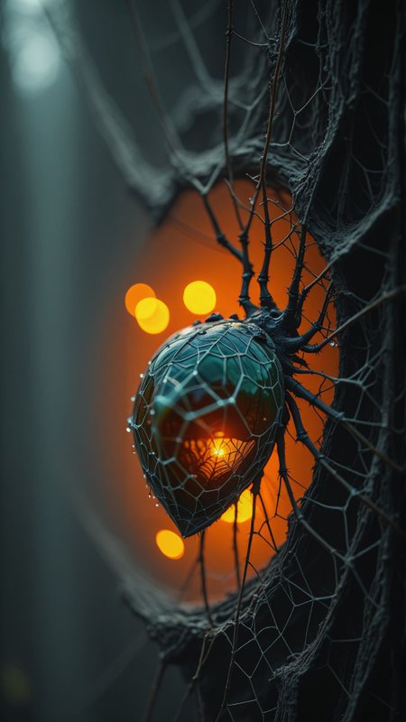 A perfectly round dewdrop clings to an intricate spiderweb, refracting the colors of a misty sunrise within its fragile form. 
, aidmafluxpro1.1 <lora:aidmaFLuxPro1.1_v0.3_IL:0.45>,
 aidmaHyperrealism <lora:aidmahyperrealism_IL:0.55>,
aidmaMJ6.1 <lora:aidmaMJ6.1_v0.5_IL:0.75>