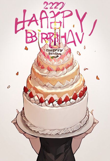 score_9, score_8_up, score_7_up, score_6_up, score_5_up, score_4_up, source_anime, 1girl, 
zzHoldingCake,, cake, birthday cake, happy birthday, 
masterpiece, best quality, very aesthetic, absurdres,