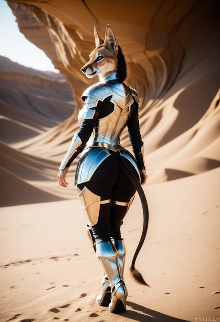 ass, tail jackal,
The armored Queen of jackals, female jackal, 18 years old, fur armor with diamond filigree, zoomed out:.10, raw, masterpiece, extremely detailed photo, extreme ultra best picture, extreme ultra intricate creative detail, extreme hyper realistic detail, extreme ultra hyper photo realism, extreme ultra-hyper immersive visuals, extreme 3D realistic, ultra 4080p, HD, VFX, SFX, FKAA, TXAA, RTX, SSAO, full portrait,