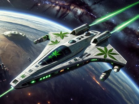 masterpiece,high quality,
420futurism,    <lora:420FuturismXL:0.8>
spacecraft, no humans, star (sky), space, vehicle focus, planet