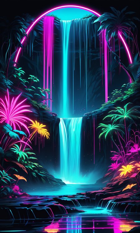 (((wall graffiti drawing:1.3) of (location:(Floating island:0.8) (amusement park:0.8) (waterfall:1.28),  ,, ,  (Wall Graffiti:1.3),  (Graffiti:1.2))) artwork, flat shading, (influenced by banksy), Lateral illumination, Off-axis lighting, Directional light, Panoramic view, Wide angle, (neon stripes:1.1), neon background, (glowing:1.1)(bioluminescence), light rays, (lineart, thick lines, clear lines:1.2), comic, 2d,  (straight view:1.2), (frontal view:1.3), night, dark, (bioluminescence:1.2), (iridescent:1.2), (epic:1.2), trending on artstation, (high quality:1.2), (masterpiece:1.2), high details, incredibly absurdres, colorful), (artistic:0.8) (fantasy:0.8),(Kawaii Anime style:1.42) (Mecha Anime style:0.8),(Gothic Art:0.8) (Synthwave Style:1.42),,, (pixar style:1.28),