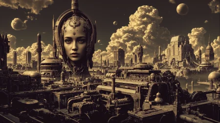 woman, city, street, beautiful misterious futuristic sci-fi cyberpunk landscape, noon,very intricate, very detailed, sharp, colorful, <lora:Hand v2:1> <lora:Anti-Blur:1> <lora:Insane Detail Slider:0.5>  <lora:Flux.1_Turbo_Detailer:0.6> <lora:flux.1_lora_flyway_Epic-detail_v2:0.6> <lora:The_Dark_Side_Of_The_Future:0.6>
