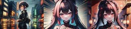 highly insanely detailed, masterpiece, top quality, best quality, highres, 4k, 8k, RAW photo, (very aesthetic, beautiful and aesthetic), 
__lazy-wildcards/subject/style-elem/code_style/prompts__, 
<lora:CodeStyle (half generic class)_564920:0.5>, 
(1girl:1.3), 1other, 
__lazy-wildcards/dataset/background__,âââ