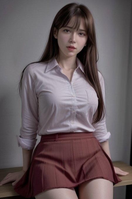 score_8, 1 girl, 1 guy, realistic, real life looking, pov, Millie from Helluva boss, anthro, cowgirl sex, sleepy girl, clothed, lifted skirt, female orgasm, open mouth,