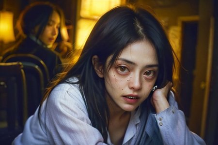 Photography, photorealistic, insanely real life detailed, 8k, highest resolution possible, sharp focus, taken with professional DSLR and lenses, cinematic, taken best skilled cinematographer, 
monster, horror \(haunted house\), Darkness,
Inside a haunted house, indoors,night,dark, creepy, scary,terrifying, haunted,
horror movie atmosphere, cinematic dark night time lighting and dramatic shadows,
Cinematically<lora:Reel_WHorror_1_2_9_ReWo_n:1> realistic horror scene of an indoors, 
humanoid, eyes,extra eyes,tentacles,horn,flesh,extra limbs
veins, multiple limbs, blood pool, teeth, rim lighting, pov, (8K, RAW photo, best quality:1.2, masterpiece:1.2), (realistic, photo-realistic:1.2), ultra-detailed,
