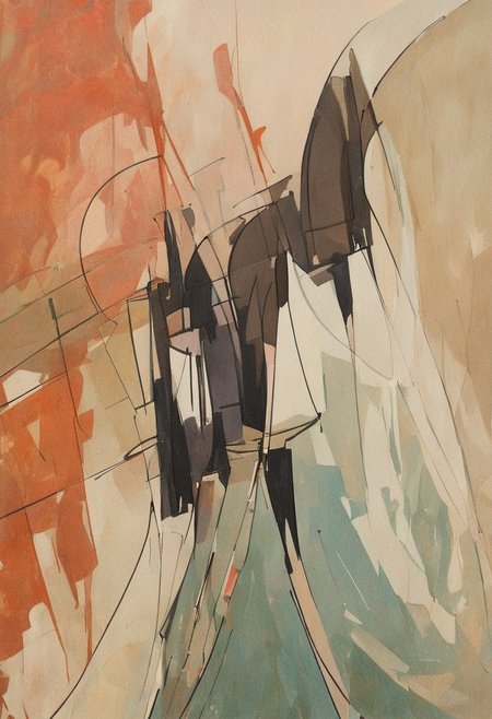 (Silhouette of a house on the cliff beside coast, flat painting background:1.5),
(abstract painting, impressionism, watercolor, oil painting brushstrokes, oil painting texture:1.3),
(brutalist architecture, BRIGHT green AND DARK BROWN color palette, curve LINE, circle, ellipse, core), AK, abstract, deconstruction, geometry, geometric composition,paint painting,harmonious colors, black frame,rectangle, tilt, flat painting, framex, horizontal, Constructivism, Fauvism,