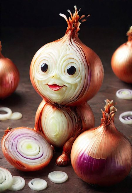onionstyle free self-expression regarding onion can cry