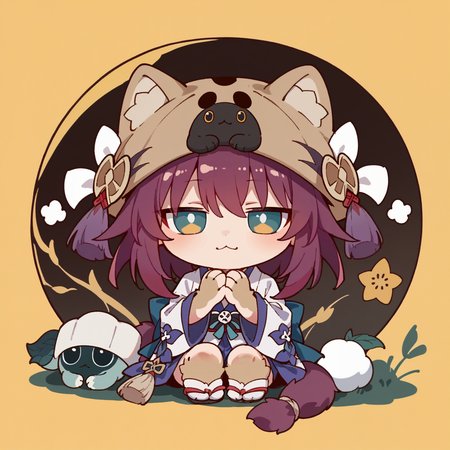 score_9, score_8_up, score_7_up, <lora:critterPickHonkaiStar_v10:1> hcrpick, animal, chibi, 1girl, Kamaitachi, animal ears, animal legs, thighhigh fur, tabi foot
<lora:V5.1_retrain:0.7>