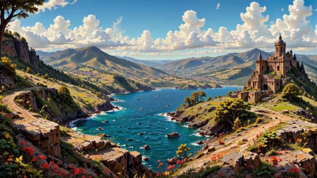 (prison),  beautiful (Cape Verdean) fantasy landscape,  day, woman, intricate, very detailed, sharp, colorful, <lora:Hand v2:1> <lora:Anti-Blur:1> <lora:Insane Detail Slider:0.5>   <lora:Flux.1_Turbo_Detailer:0.6> <lora:flux-photo-transparent_Alpha_1.0:0.8> <lora:flux.1_lora_flyway_Epic-detail_v2:0.6> <lora:Painterly01b_CE_FLUX_AIT:0.8> pntrlyCE_style, <lora:VividlySurreal:0.8>, <lora:FluxMythP0rtr4itStyle:0.8> mythp0rt