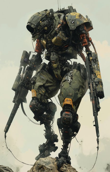 a detailed depiction of a complex mechanical structure resembling a futuristic robot or mech. It is sharp and clear showcasing intricate details of the armor components and design. The medium appears to be digital art possibly concept art   <lora:Luminous_Shadowscape:.8> <lora:- Flux1 - the_edgy_mech_V1.0-step00008200:.8>