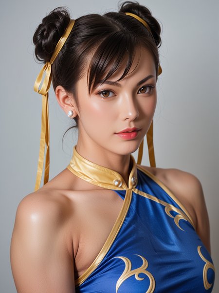 score_9, score_8_up, score_7_up, (8k, RAW photo, best quality, masterpiece:1.2), (realistic, photo-realistic:1.4), (extremely detailed 8K wallpaper), Chun Li, 1girl, solo,  <lora:add-detail-xl:1.0> <lora:sinfully_stylish_SDXL:1.0>